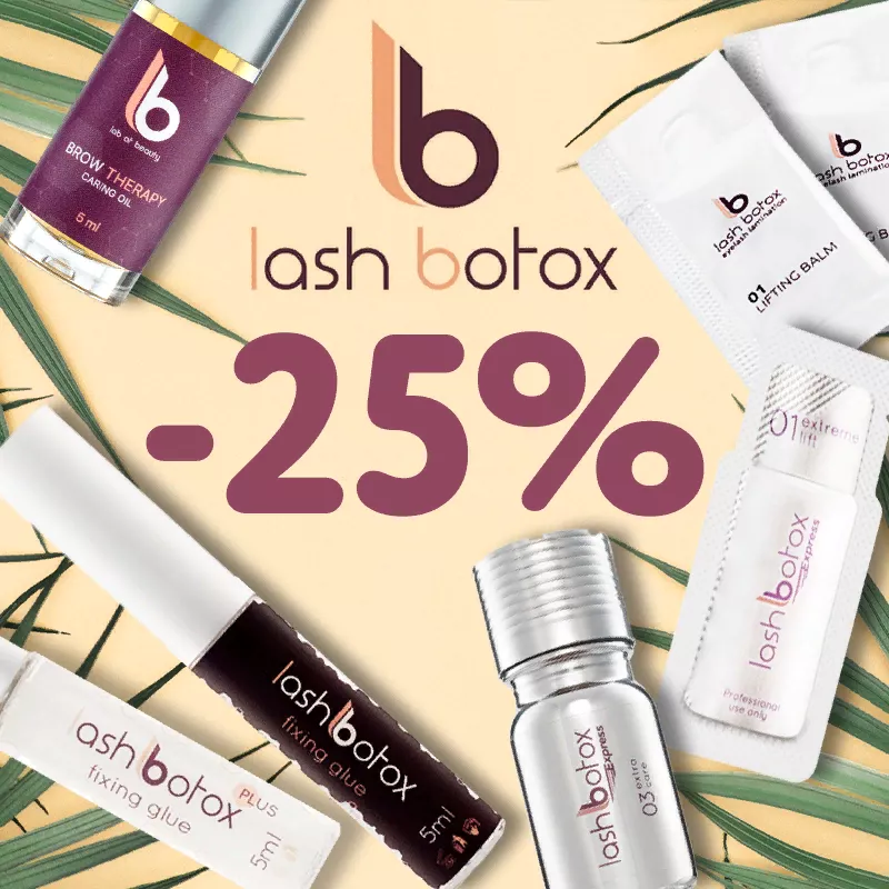Скидка 25% на Lash Botox до 25.06! Скидка 25% на Lash Botox до 25.06!
