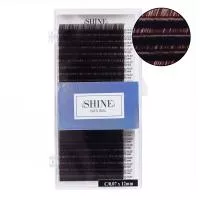 Ресницы коричневые elSHINE (Шайн) Natural, отд. длины, 24 ленты