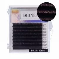 Ресницы коричневые elSHINE (Шайн) Natural, отд. длины, 8 лент