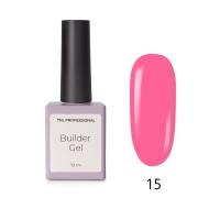 Моделирующий гель Builder Gel TNL №15 камуфлирующий ярко-розовый (10 мл.)