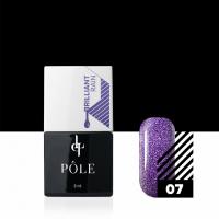 Гель-лак POLE Brilliant rain №07  Violet (8 мл)